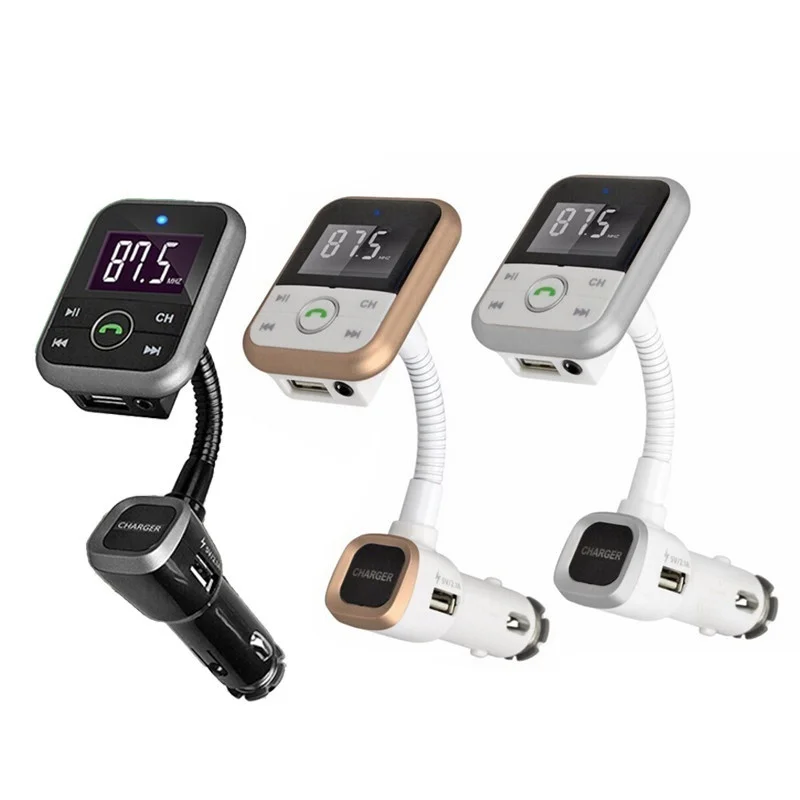 20 шт. автомобильный Bluetooth громкой связи MP3 FM плеер с USB Автомобильное зарядное