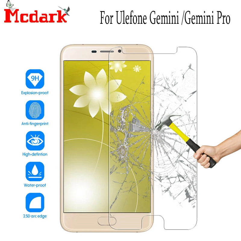 2.5D 9H закаленное стекло для Ulefone Gemini защита экрана 5 дюймов Pro телефона защитная