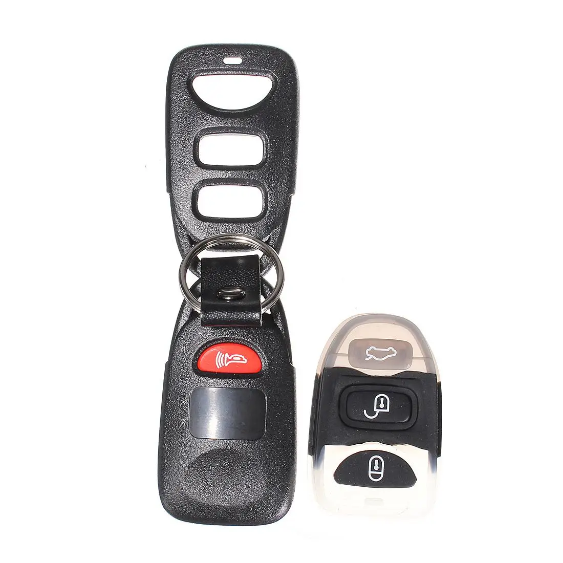 Чехол для дистанционного ключа с 3 кнопками и 1 паникой HYUNDAI Elantra Sonata Fe 2006 2007 2008 2009