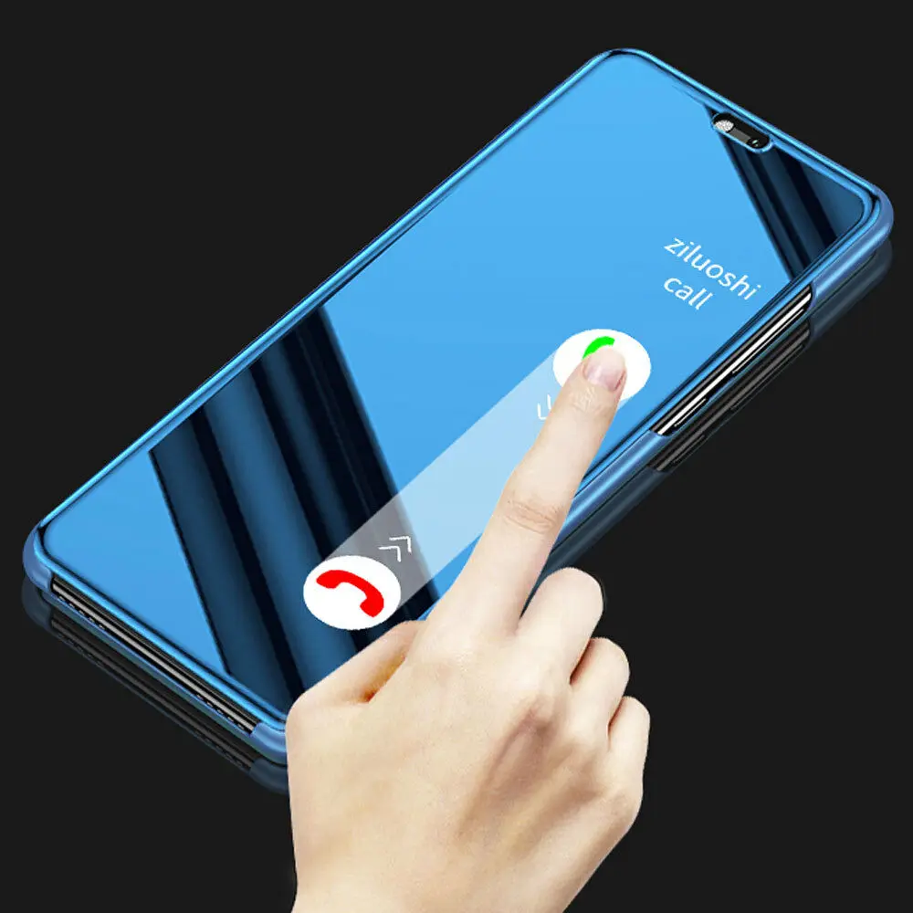 Флип чехол для Samsung S10 Lite M10 M20 A30 A70 A8S A6S A9S зеркальные Чехлы Galaxy S10E A50 A20|Бамперы| |