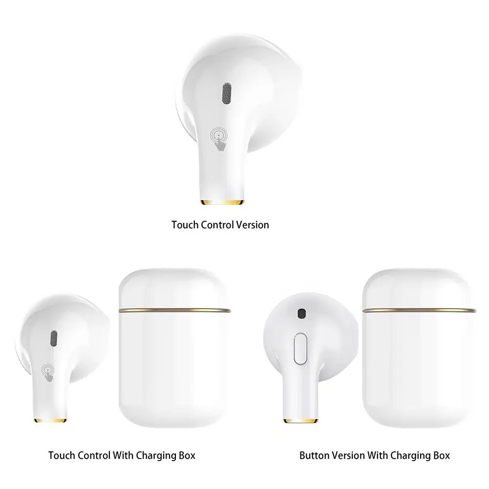 Touch Control Wireless Bluetooth 4.2 Earphone Mini In-ear 3D Surround Sound With Microphone Earbuds For IPhone Android | Электроника