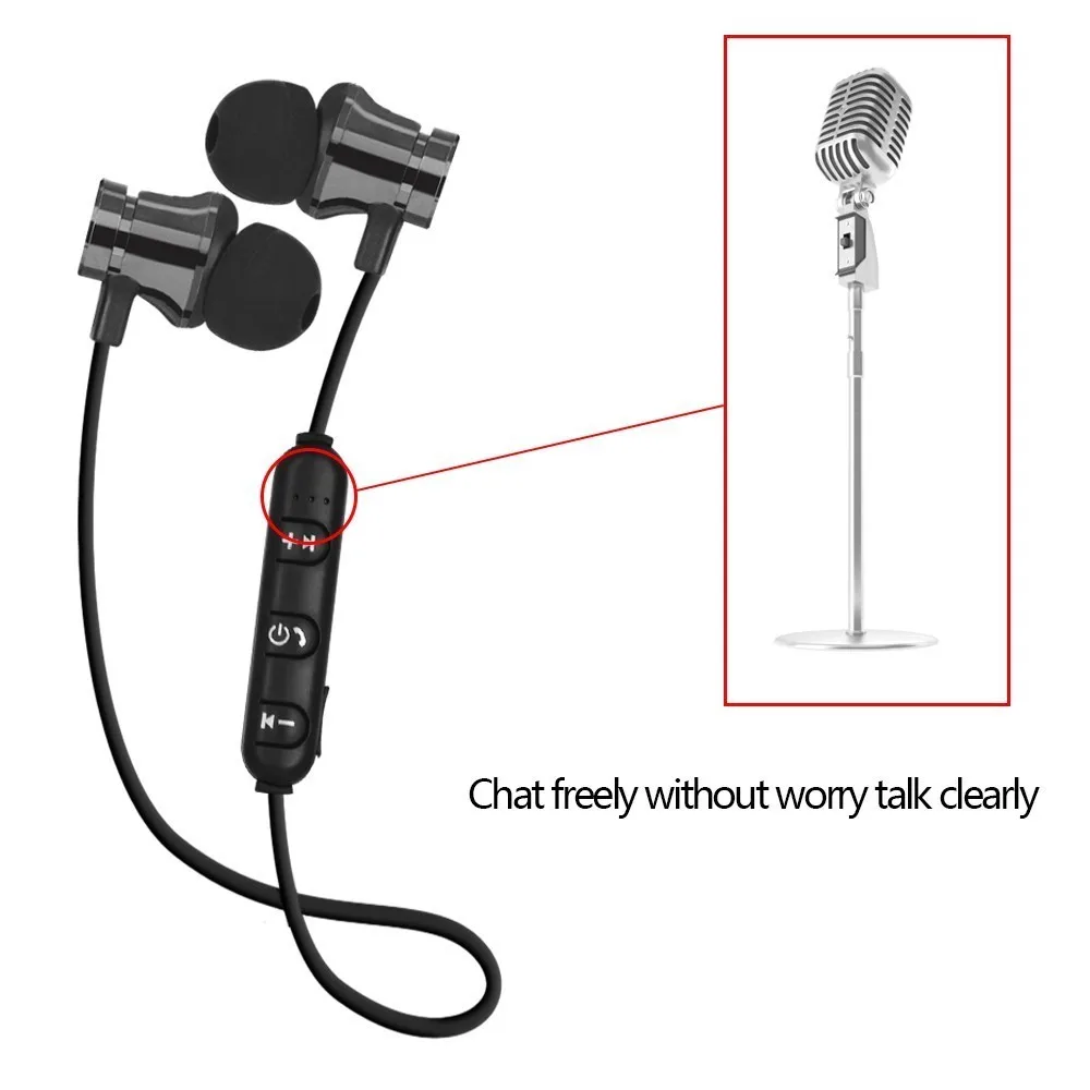 CHYI XT11 Магнитная Bluetooth 4 2 внутриканальная гарнитура Hands free шумоподавление Спорт