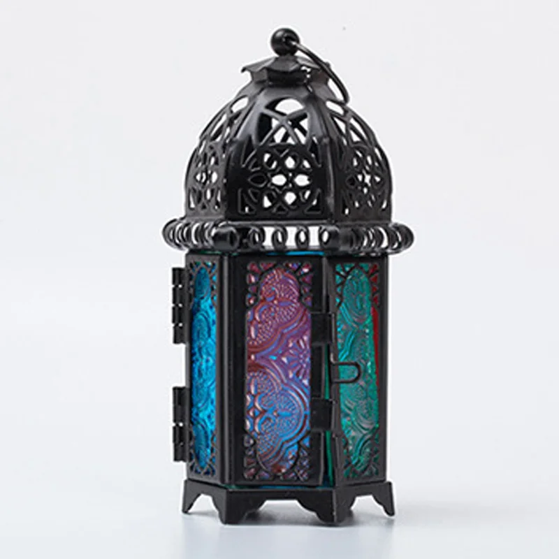Vintage Hollow Hanging Candle Holder Candlestick Lantern Stand Home Decoration | Дом и сад