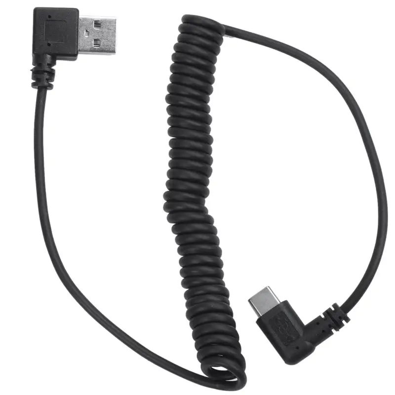 USB 90 градусов Мужской Micro кабель для зарядки данных изгиб левая Выдвижная