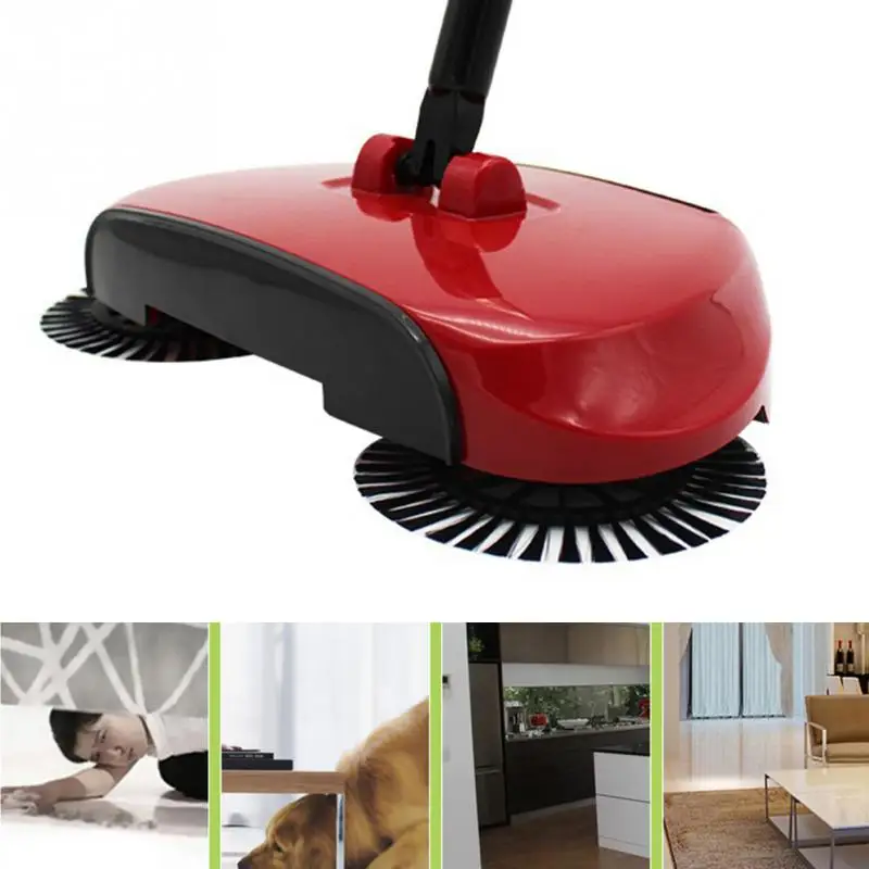 360 Поворотная подметальная машина Волшебная ручная телескопическая напольная