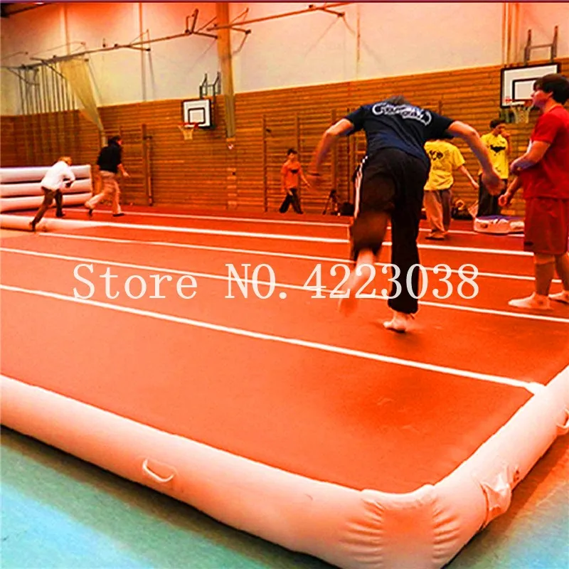 Купить Надувной гимнастический воздушный коврик, 6 х6х0, 2 м, надувной гимнастический воздушный трек, Акробатический мат