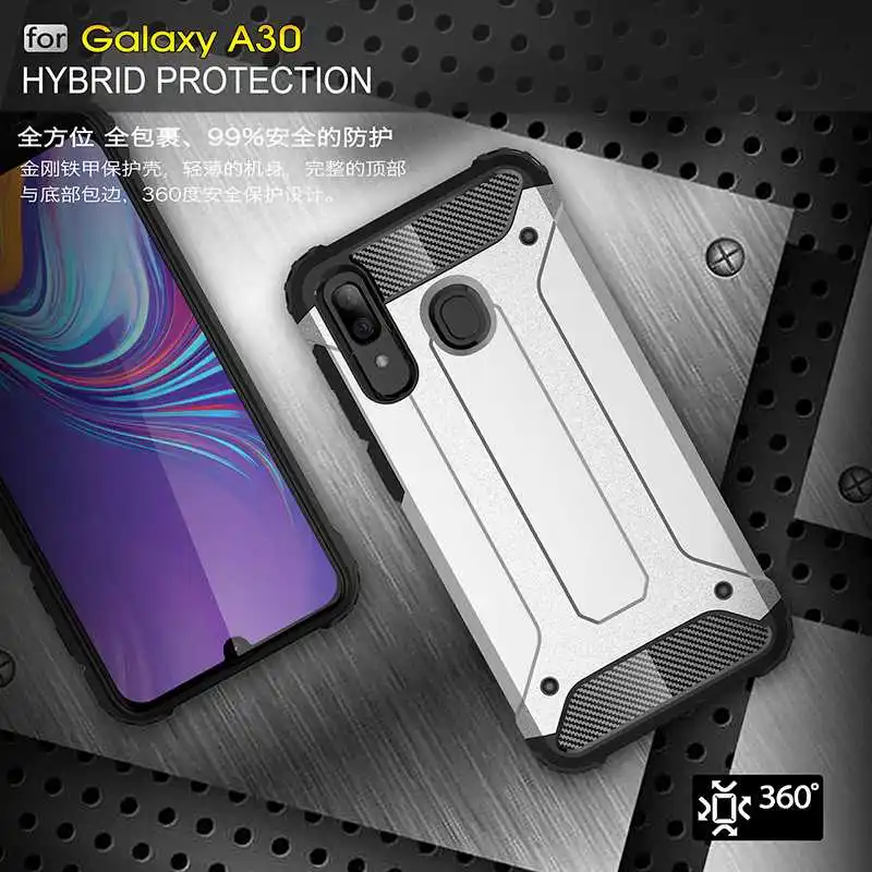 Mokoemi Iron Armor Shock Proof 6.4&quotFor Samsung Galaxy A30 Case For cell Phone Cover |