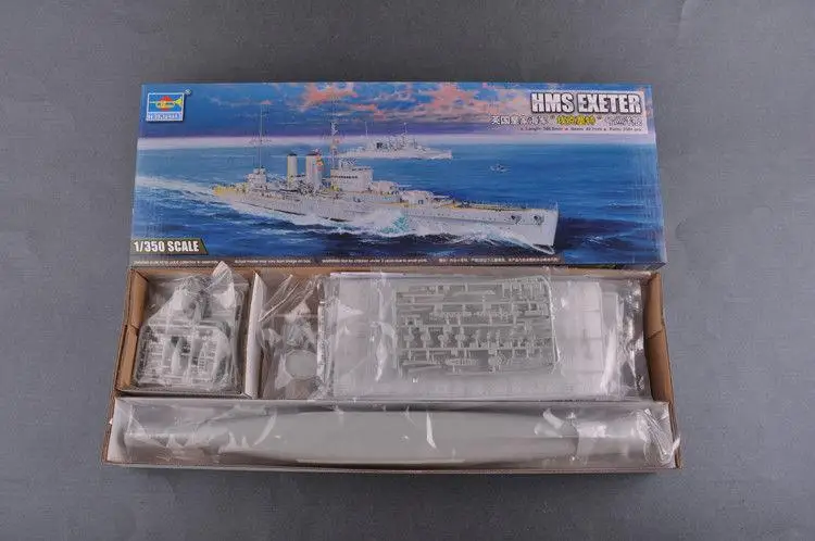 Trumpeter масштаб 1/350 05350 HMS Exeter тяжелый Круизер набор моделей военной сборки|Наборы