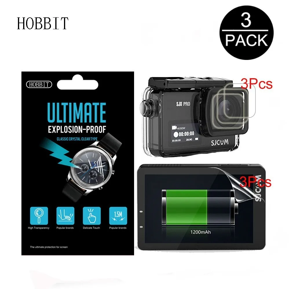 Защитная пленка для экшн-камеры SJCAM SJ8 Pro Plus sj8 Air 6 шт./упаковка | Электроника