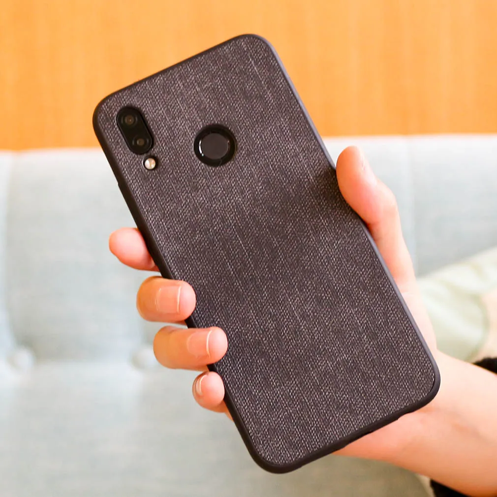 Силиконовый чехол для huawei P20 Lite Honor 9 8X mate 20 10 черный классический бренд задняя