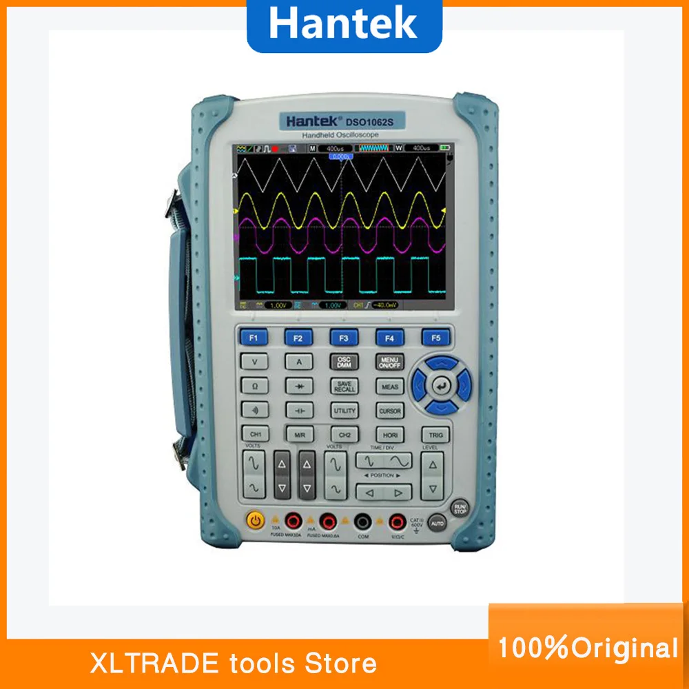 Оригинальный Hantek DSO1062S DSO1122S DSO1152S DSO1202S Ручной осциллограф 1 м глубина памяти 6000