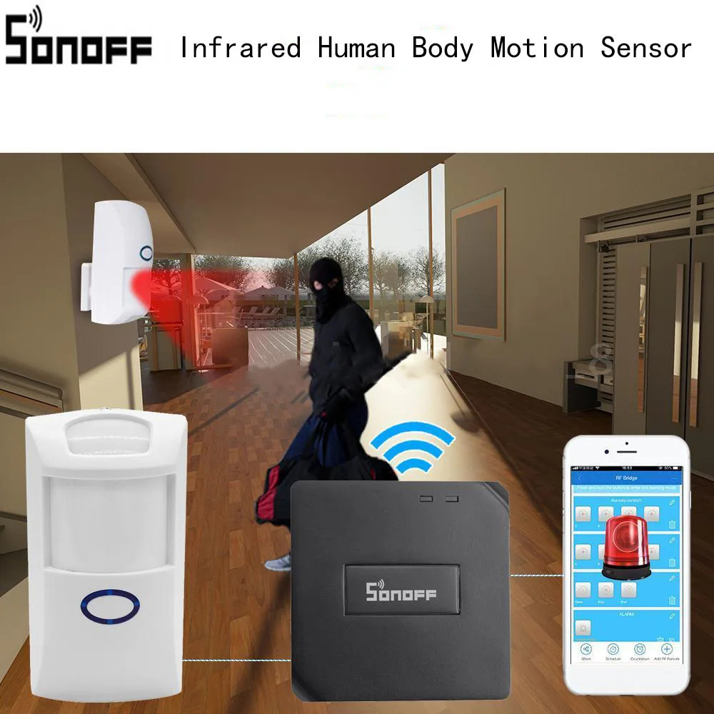 SONOFF CT60 PIR2 беспроводной инфракрасный человеческий датчик движения Детектор