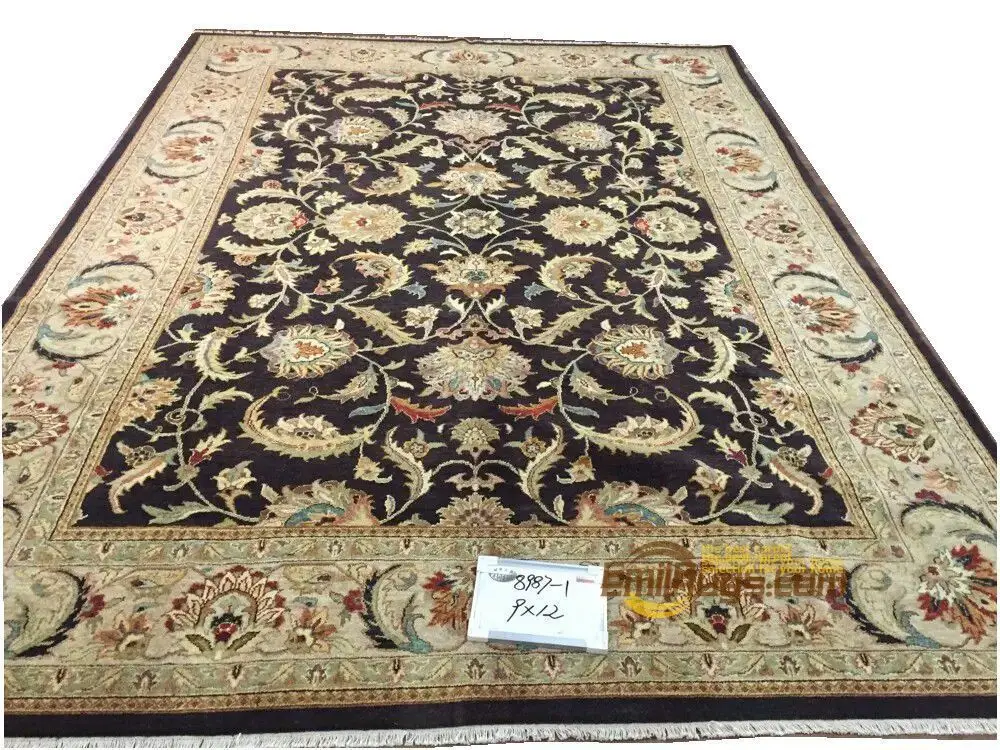 Original single export Turkish handmade carpets OUSHAK Ozarks pure wool carpet 8987-1 9x12gc47zieyg28 | Дом и сад