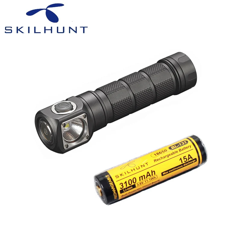 Светодиодный налобный фонарь Skilhunt H03R CREE XML-2 U4 1200 лм с аккумулятором | Лампы и