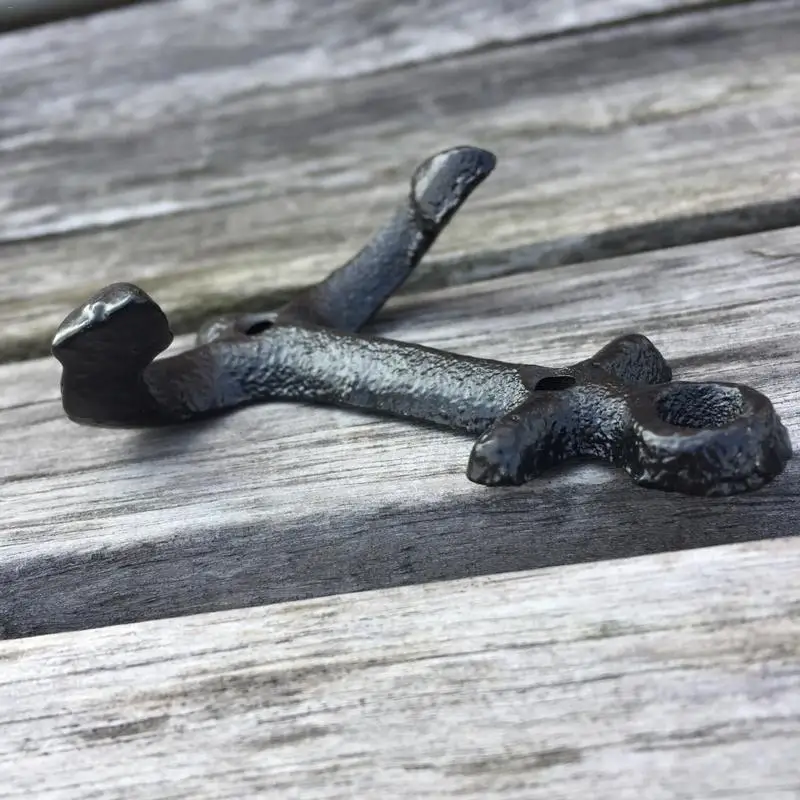 Metal Anchor Style Hooks Wall Door Mounted Clothes Towel Hat Key Hanger andcrafted classic antique cast iron | Дом и сад