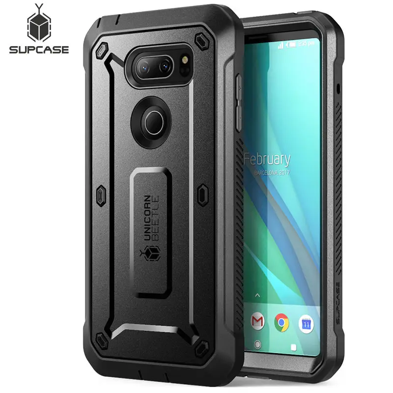 SUPCASE For LG V30 Case UB Pro Full-Body Rugged Holster Cover with Built-in Screen Protector For LG V30s,V30 Plus,V35,V35 ThinQ