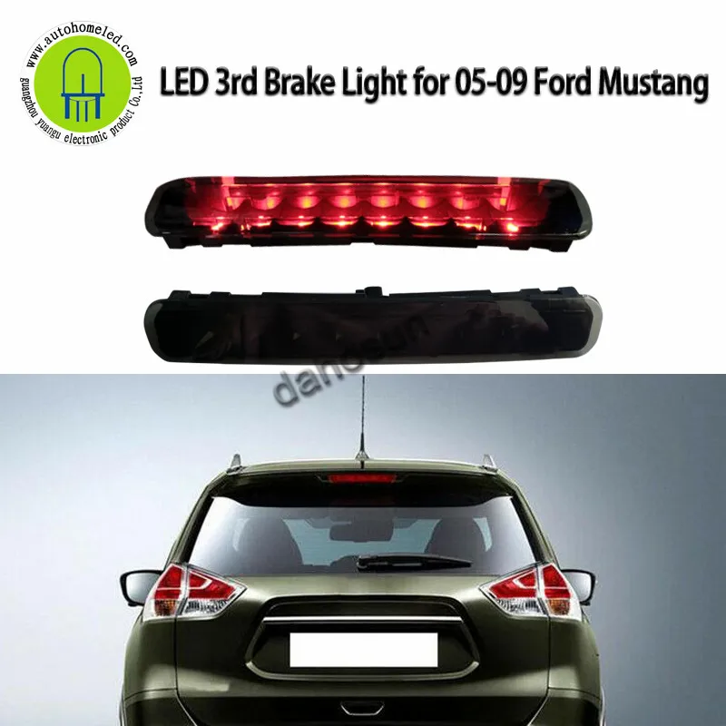 Для Ford Focus 05 09 Мустанг красные черные прозрачный корпус светодиодный третьей 3RD
