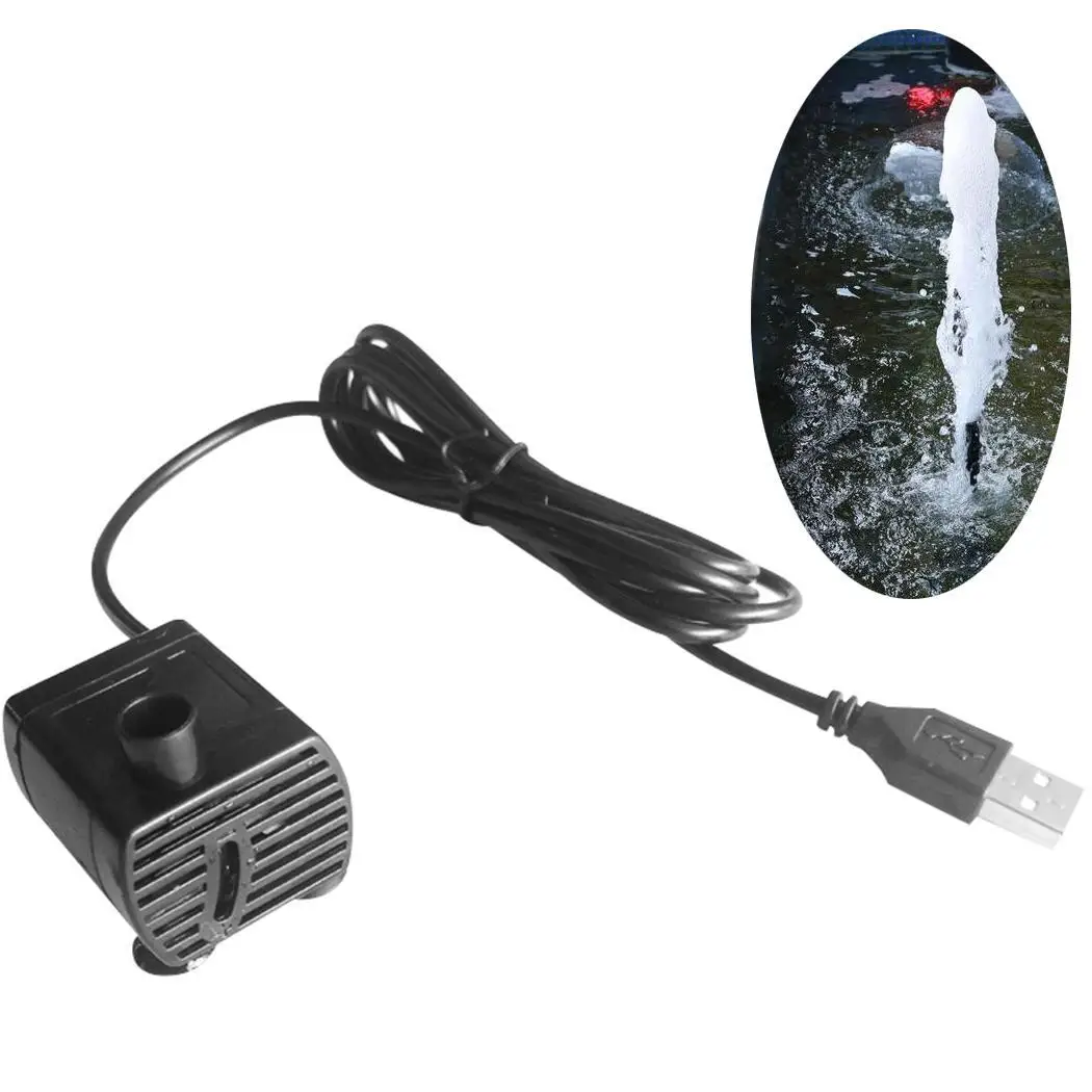 5 в USB водяной насос для аквариума кислородный источник Мини Профессиональный