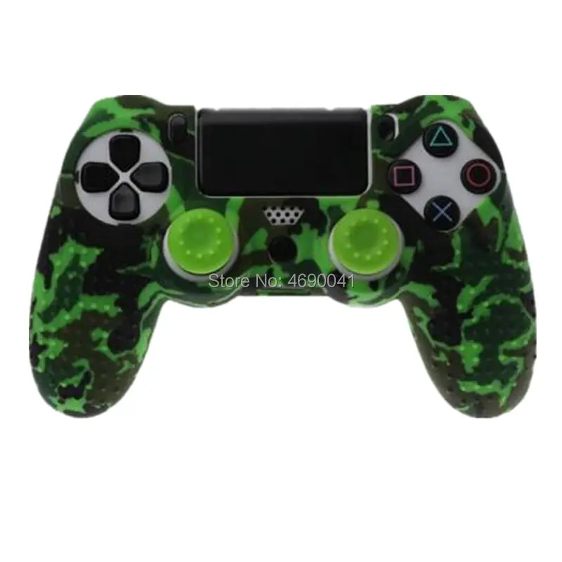 Anti-slip Silicone Cover Skin Case Protective thumb grip for Sony PlayStation Dualshock 4 PS4 DS4 Pro Slim Controller | Электроника