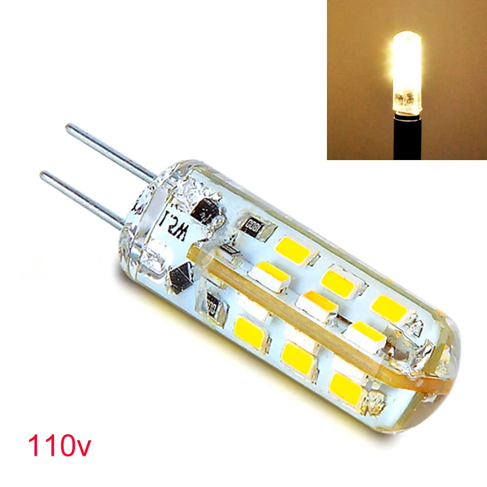 G4 24 светодиодный витые бусины SMD3014 пена лампы высокое Напряжение 110 V 220 теплый