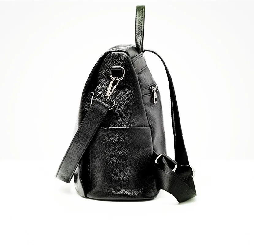 Рюкзак EASTPAK женский из натуральной коровьей кожи ранец с двумя плечами для