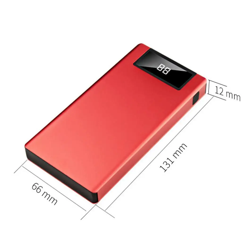 Внешний аккумулятор портативный ультра тонкий 20000 мАч смартфоны с двумя usb