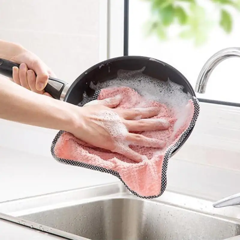 Домашняя кухня тряпка для чистки многофункциональные чистые пятна