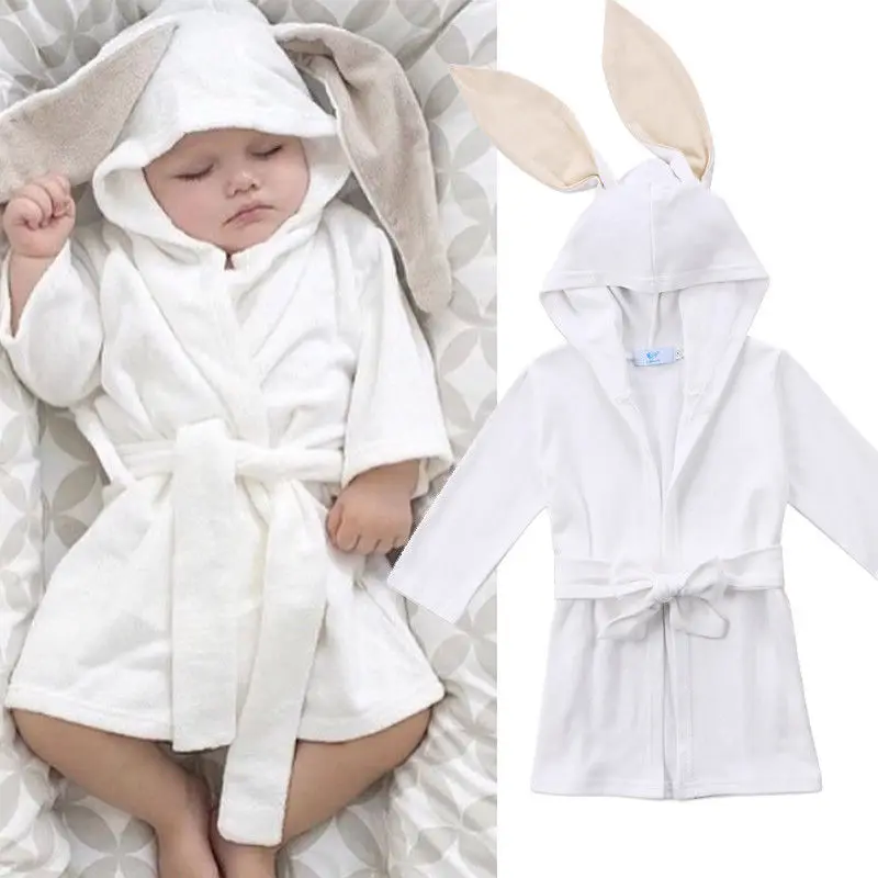 Халат детский Pudcoco для девочек и мальчиков хлопок размер: 3 m/6м/9 m/12м/18 m/24м 2