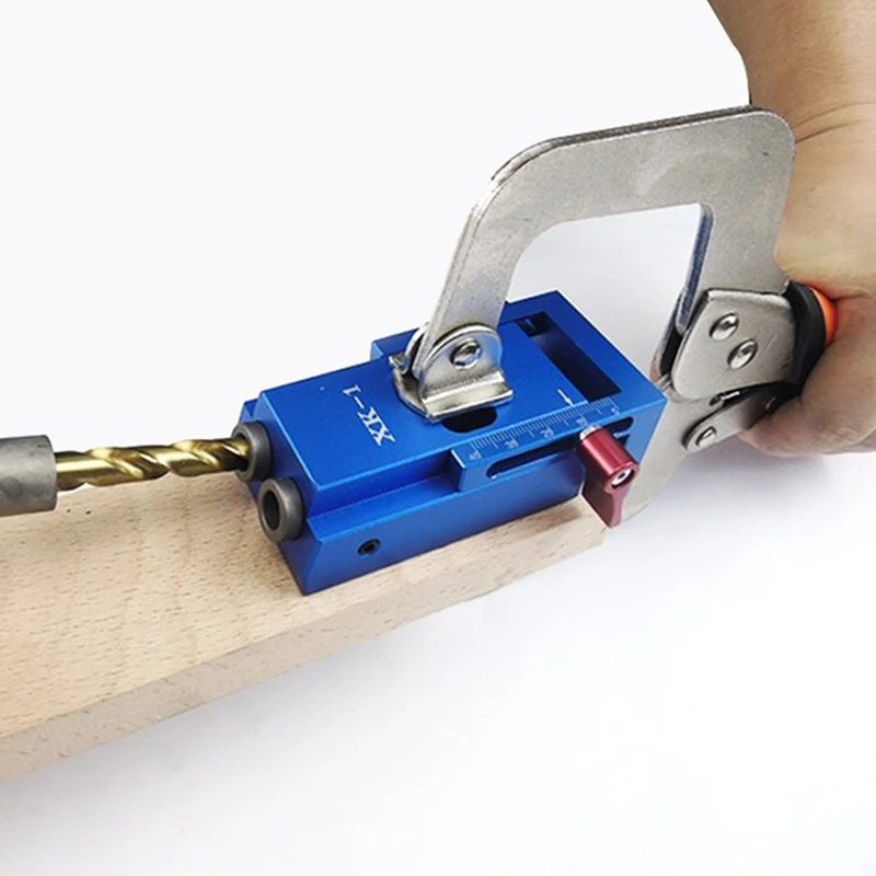 Woodworking Pocket Clamp Kit XK-1 Oblique Hole Punch Locator Tools | Инструменты