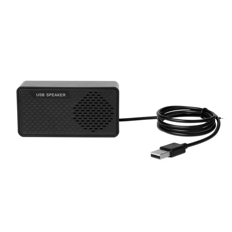 Usb колонки компьютерная Колонка Plug & Play Портативная колонка с двойным рожком 3 Вт