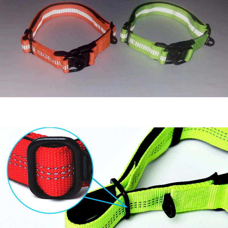43-60 см удобный регулируемый нейлоновый ремень ошейник для больших домашних