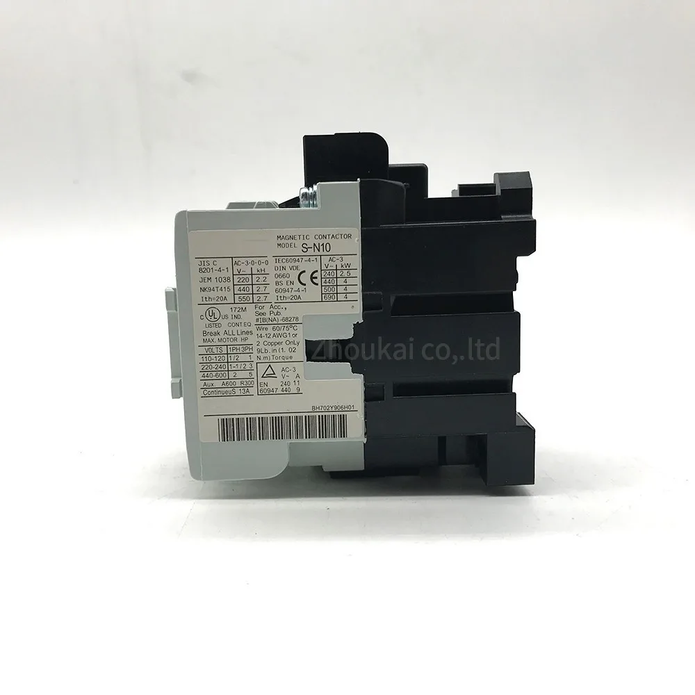 S-N10 220 V380V 20a магнитный контакт переменного тока S-n10 переменного тока трехфазный контактный пускатель лифта