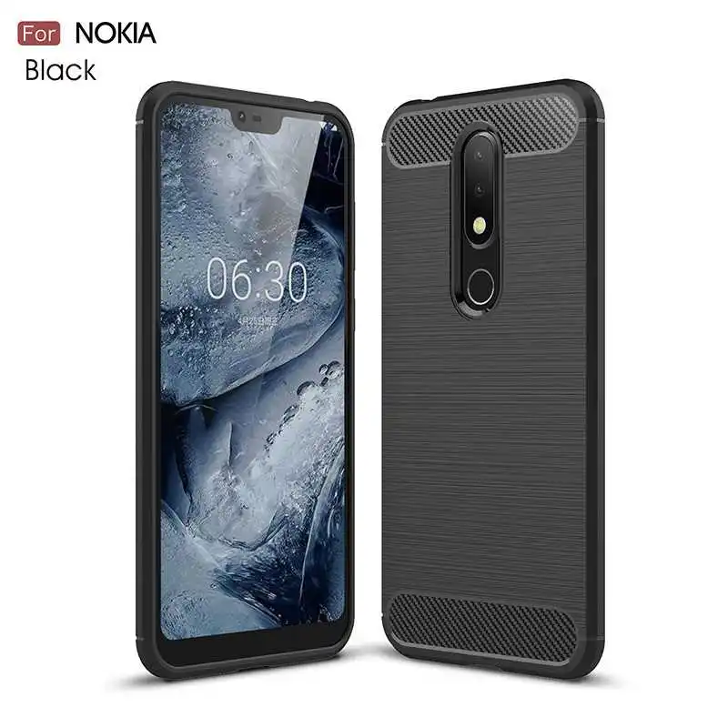 Модный Ударопрочный Мягкий силиконовый чехол Mokoemi 5 дюйма для Nokia 6 1 мобильного
