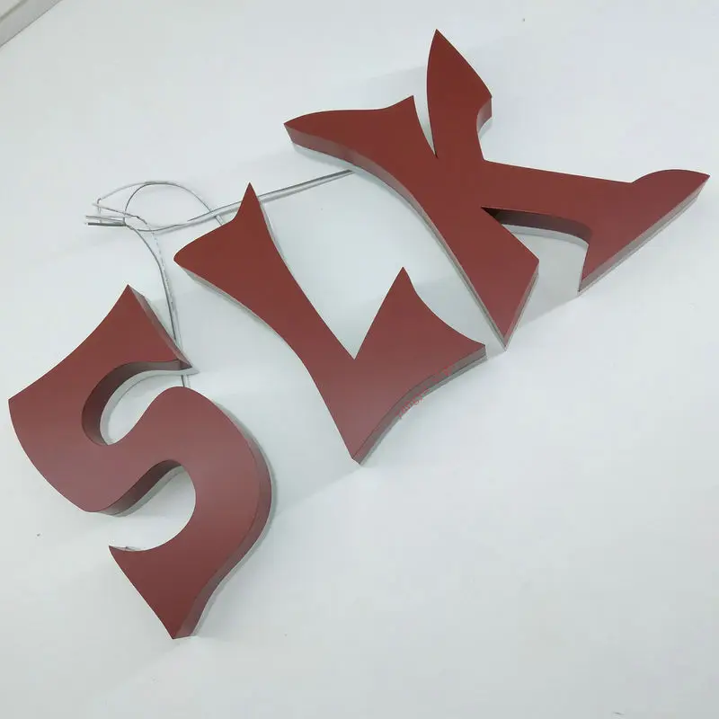 Custom outdoor 3d solar led light backlit stainless steel for advertising signs | Лампы и освещение