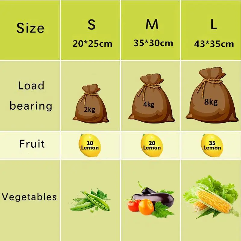 Reusable Mesh Produce Bag Washable Eco Friendly Bags For Fruit Vegetable Potato Garlic Onion Grocery Portable Shopping Pouch A30 | Дом и сад