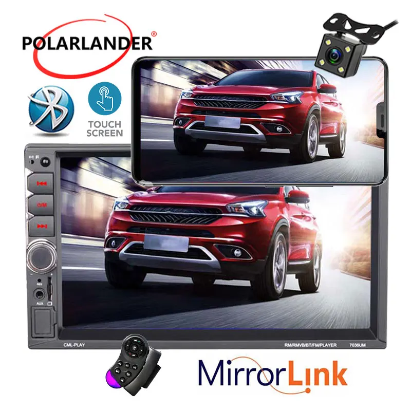 2 Din автомобильное радио 7 &quotHD Авторадио мультимедийный плеер сенсорный экран