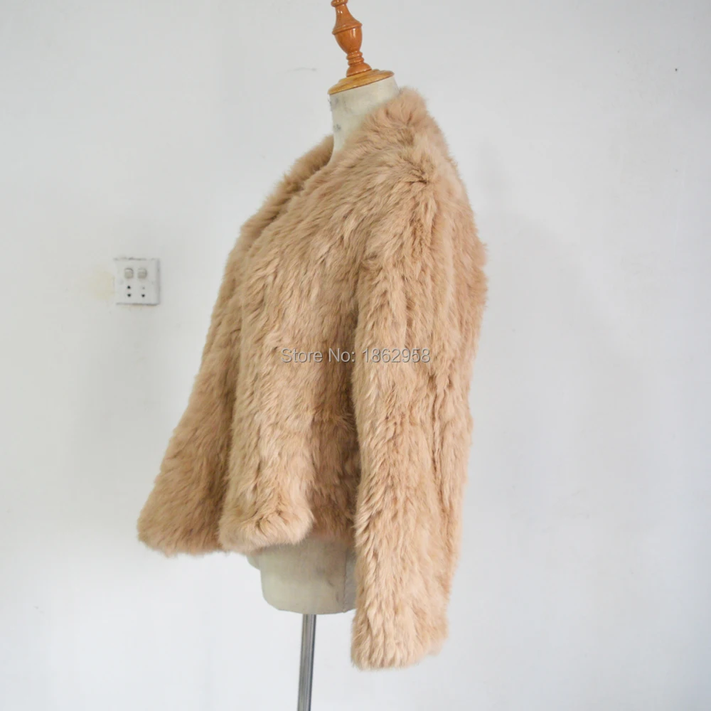 Wholesale Link SJ020 Australia Fashionable Winter Rabbit Top Quality Thick Knit Jacket | Женская одежда