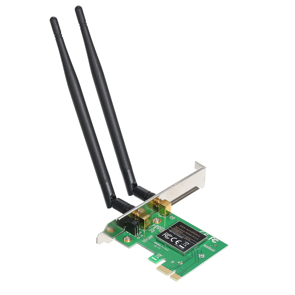 Wi Fi адаптер компьютерный с антенной 5DPI 300 Мбит/с|Сетевые карты| |