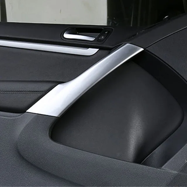 4Pcs/Set Fit For Tiguan 2012 2013 2014 2015 2016 Abs Matte Trim Inner Door Armrest Decoration Cover Styling | Автомобили и