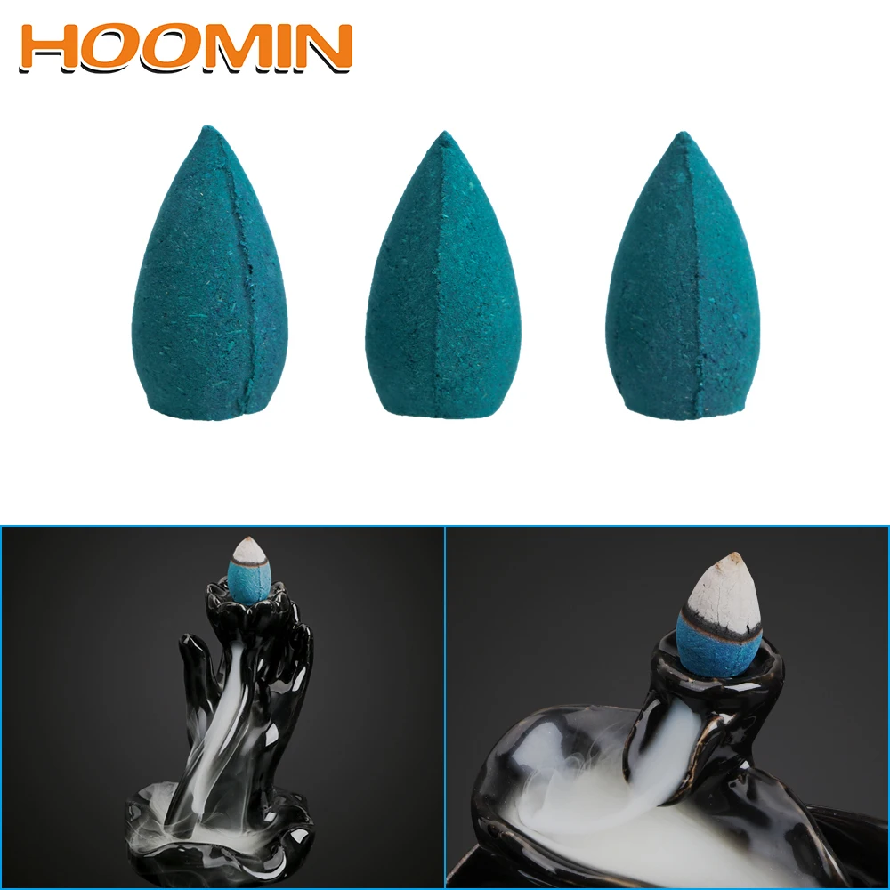 HOOMIN 50 шт. морской/цветочный ароматизатор чай дым задник благовония башня горелка