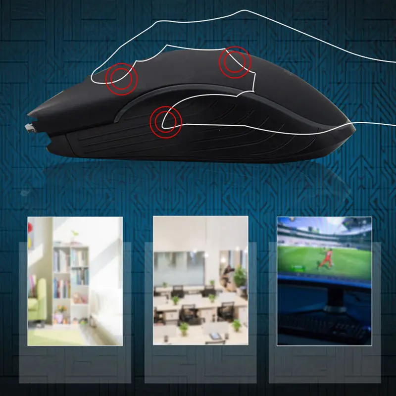 Sunrose T560 проводная Usb компьютерная игровая мышь цветная светящаяся 4 кнопки Laptop1200Dpi
