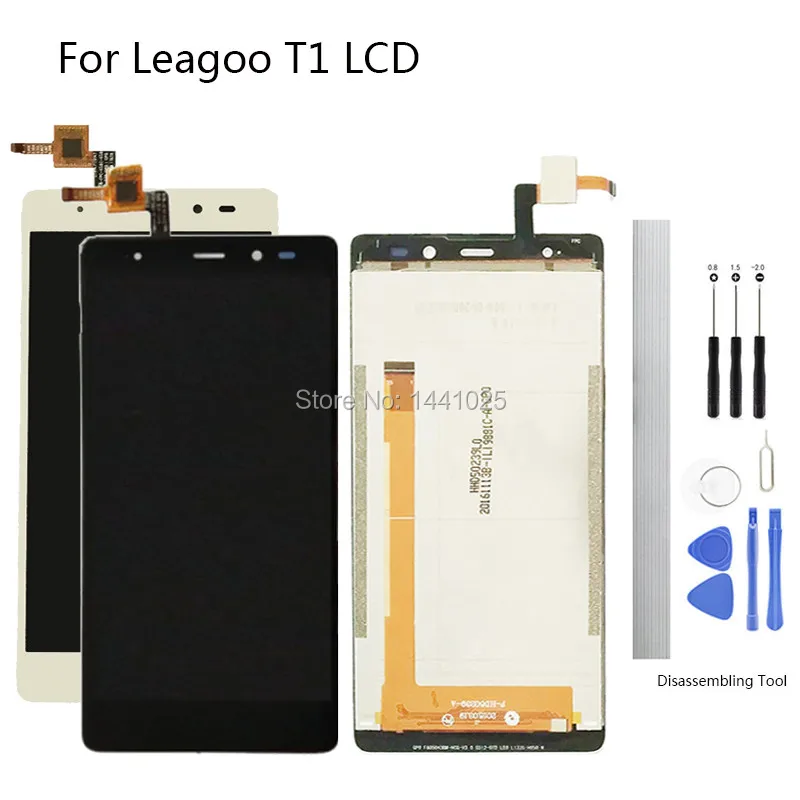 Сменный экран дисплея для Leagoo T1 ЖК-сенсорный 5 0 дюйма черный золотой сенсорный