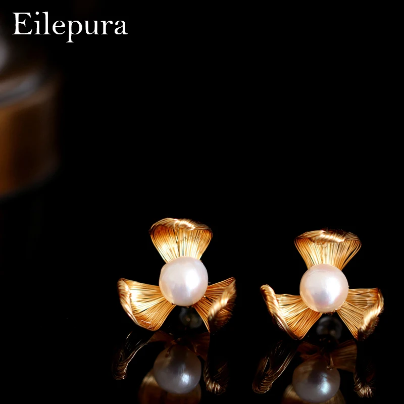 Женские серьги-гвоздики Eilepura серьги из стерлингового серебра 925 пробы с