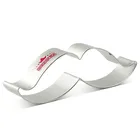 KENIAO усы печенье резак на День отца-13,4x3,7 см-бисквит Фондант кондитерский хлеб сэндвич-форма-нержавеющая сталь