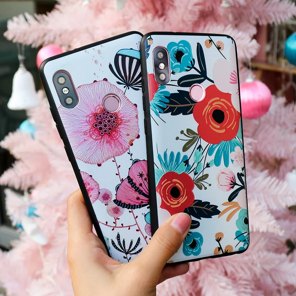 Чехол для Xiaomi Redmi Note 6 5 Pro mi A2 Lite pocophone F1 Мультфильм защитный милый Пластик класса