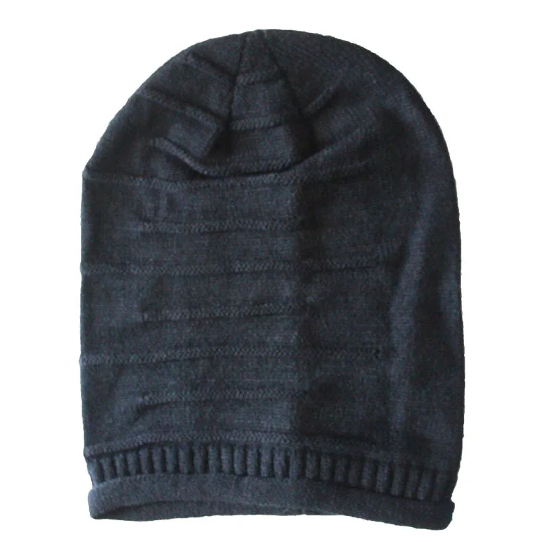 PFS- Men And Women Hip-hop Hat Cap Fold Knit Wool Sleeve Head Autumn Winter Hat#1866854 | Аксессуары для одежды