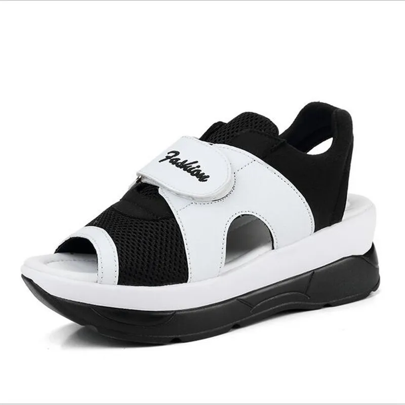 Женские босоножки коллекция 2018 года модная летняя повседневная спортивная
