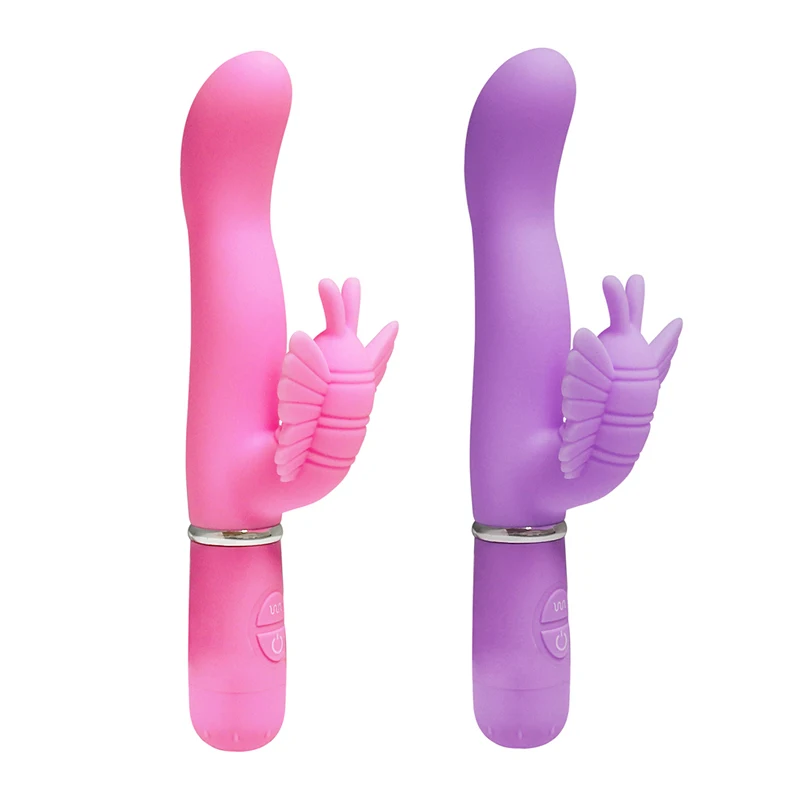 Meselo 30 скоростей Dual Head Вибратор Бабочка Вагина G spot Стимулятор клитора