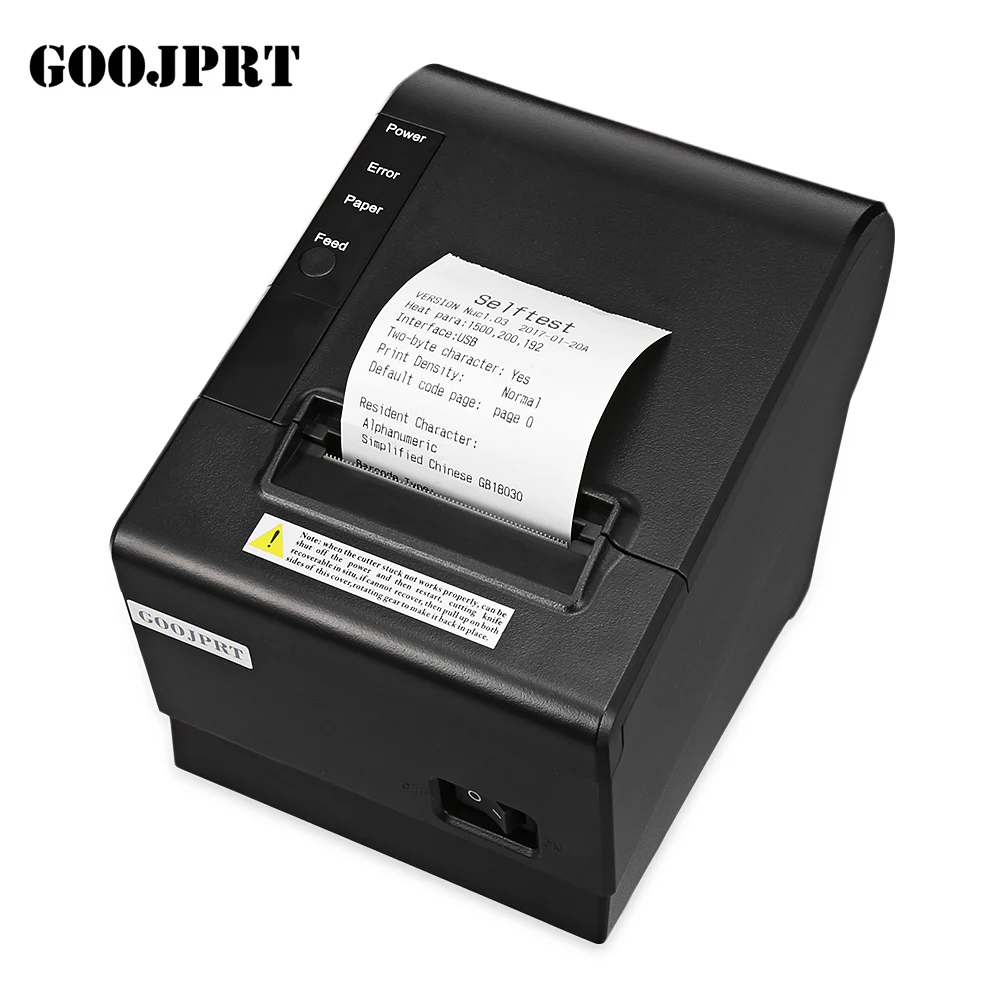 Новые GOOJPRT JP58D Портативный USB термальность принтер с резак 90 мм/сек. Совместимость