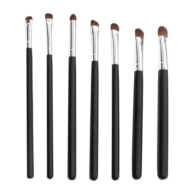 7 Horse Hair Makeup Brush Set Blush Loose Powder Eye Shadow Beauty Tools Multi-functional Girls Must Beginners | Красота и здоровье